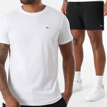 Tommy Jeans - T-shirts en joggingbroeken set 4411 1931 Wit Zwart